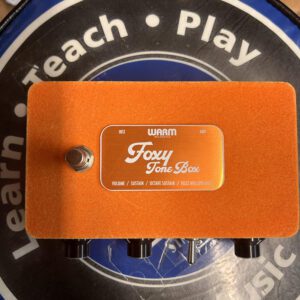 Warm Audio Foxy Tone Box In Blue Color with orange color
