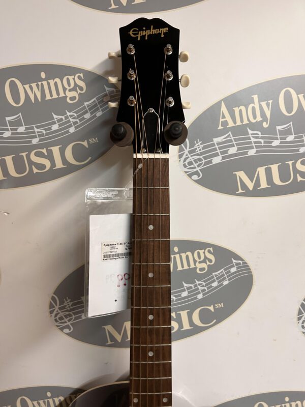 Andy Owens Epiphone J-45 EC Acoustic Guitar - Aged Vintage Sunburst Gloss.