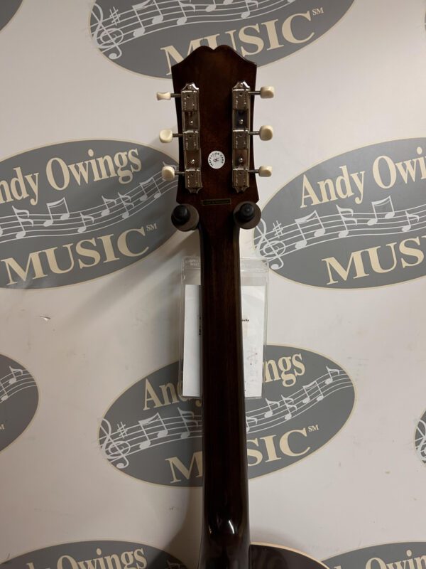 Andy owns an Epiphone J-45 EC Acoustic Guitar - Aged Vintage Sunburst Gloss.
