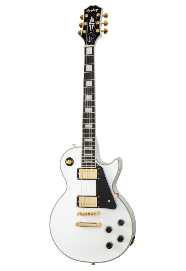 Epiphone Inspired by Gibson Custom Les Paul Custom Electric Guitar - Image 3